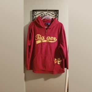 2X Disney Pullover Tigger Fleece Hooded Sweatshirt